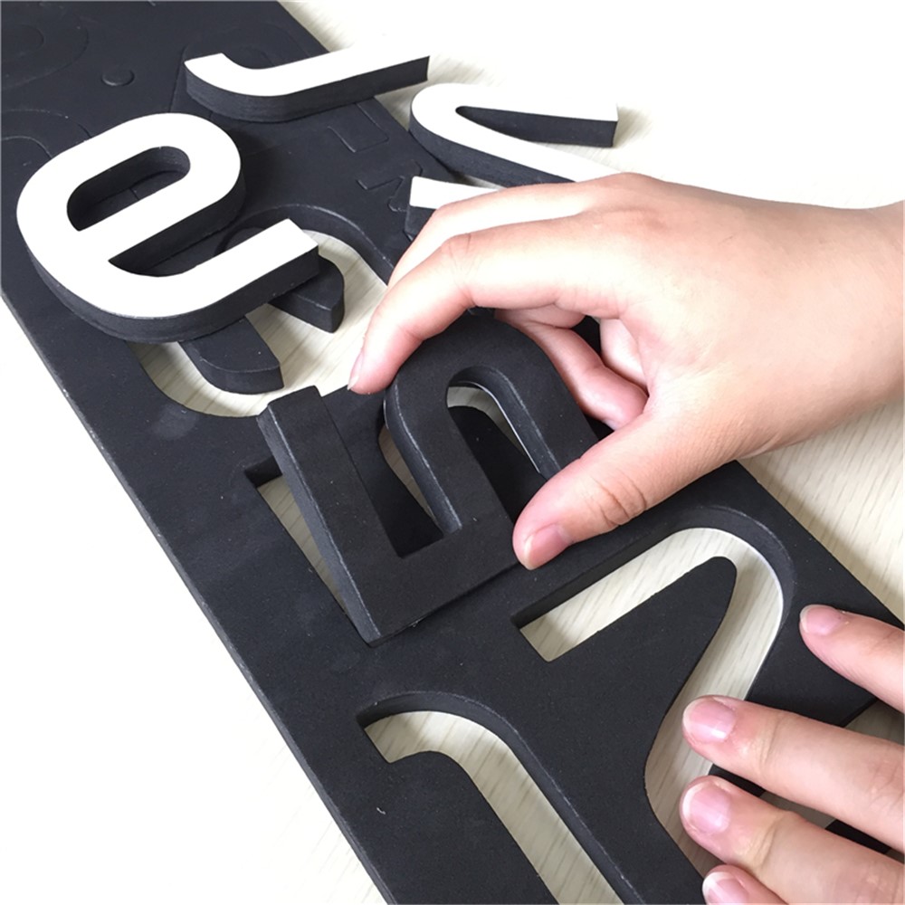 DIY Large Size 3D Mirror Sticker Wall Clock Arabic Numerals (3M004) - Black-6