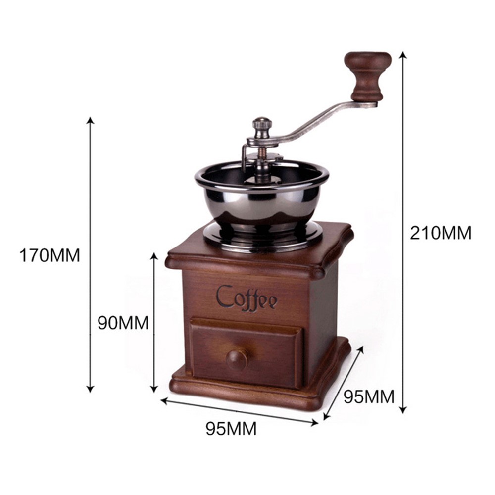 Ручная Кофейная Шлифовальная Шлифовальная Машина Ручная Шлифовальная Машина Для Кофейной Шлифовальной Машины - Коричневый