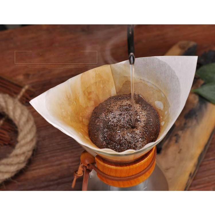 Kaffeefilter Ungebleichtes Quadratisches Naturpapier (40pcs / Lot)-11
