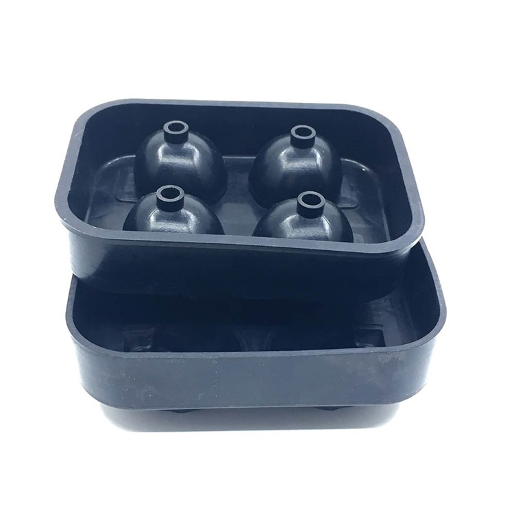 3D Skull Silicone Ice Cube Tray Mold Makes Four Giant Skulls Ice Cube Maker-3