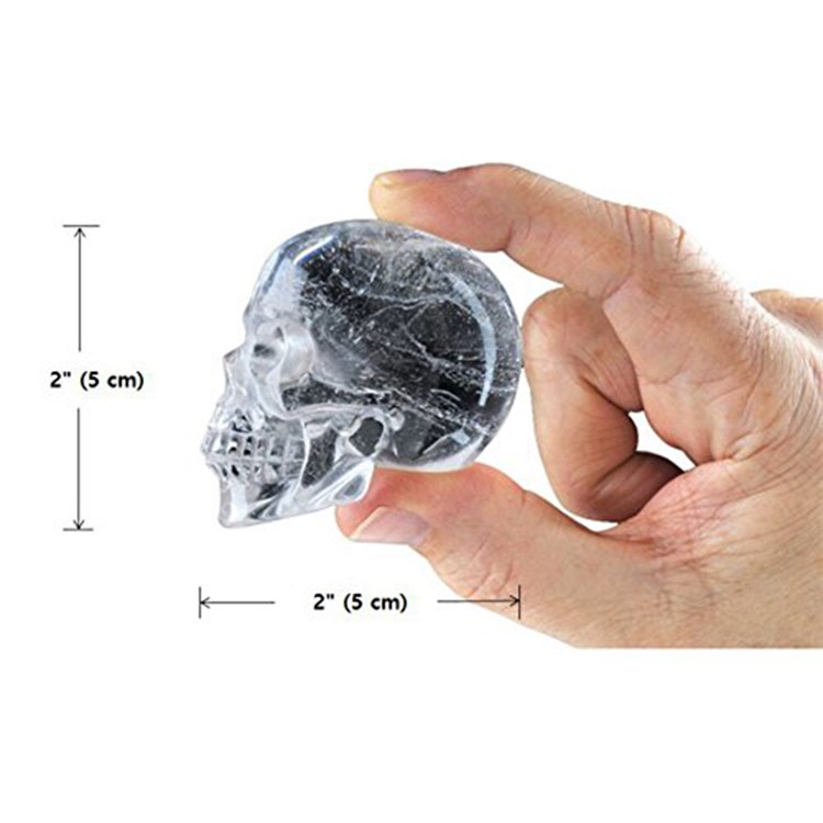 3D Skull Silicone Ice Cube Tray Mold Makes Four Giant Skulls Ice Cube Maker-6