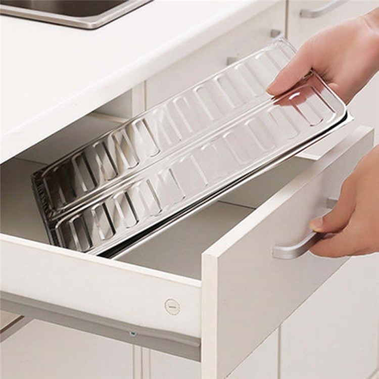 2Pcs Kitchen Aluminium Foil Plate Gas Stove Foldable Kitchen Cooking Heat Insulation Oil Splash Proof Baffle-3