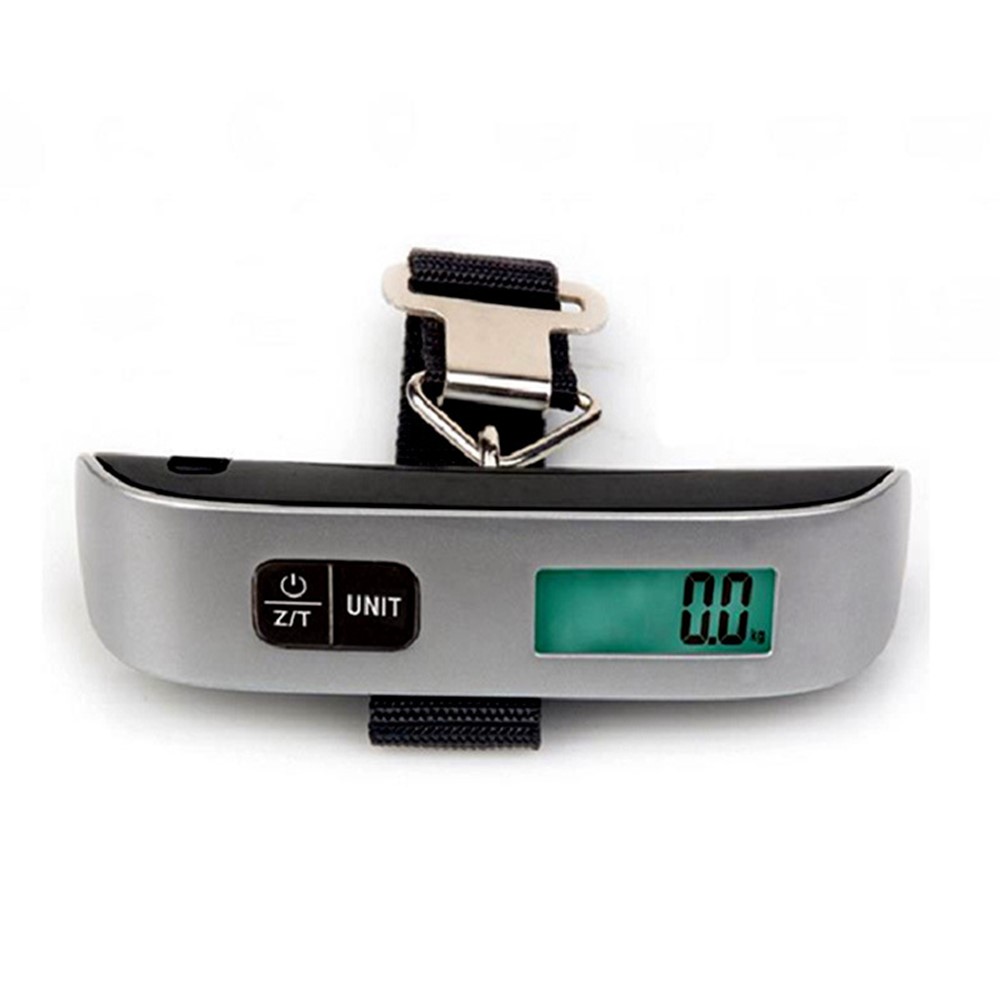 Electronic Balance Digital Luggage Hanging Scale with Backlit LCD Display Tare Function-3