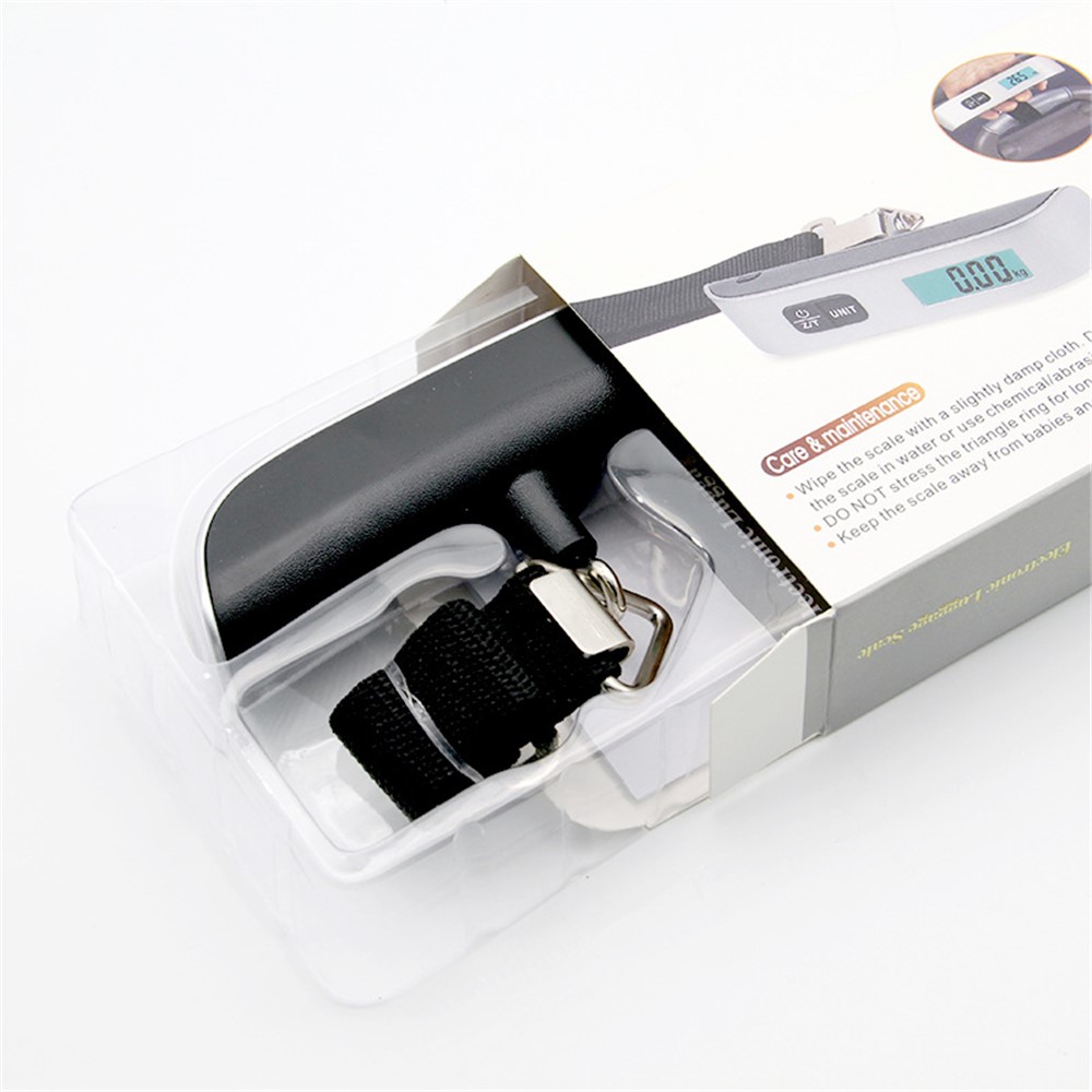 Electronic Balance Digital Luggage Hanging Scale with Backlit LCD Display Tare Function-5
