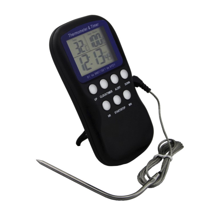 Digital Electronic Food Alarm Thermometer & Timer with Stand-1