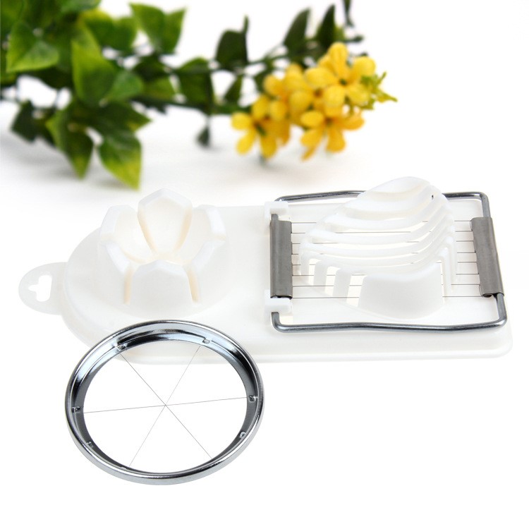 Non-toxic Kitchen Tool Stainless Steel Egg Cutter-1