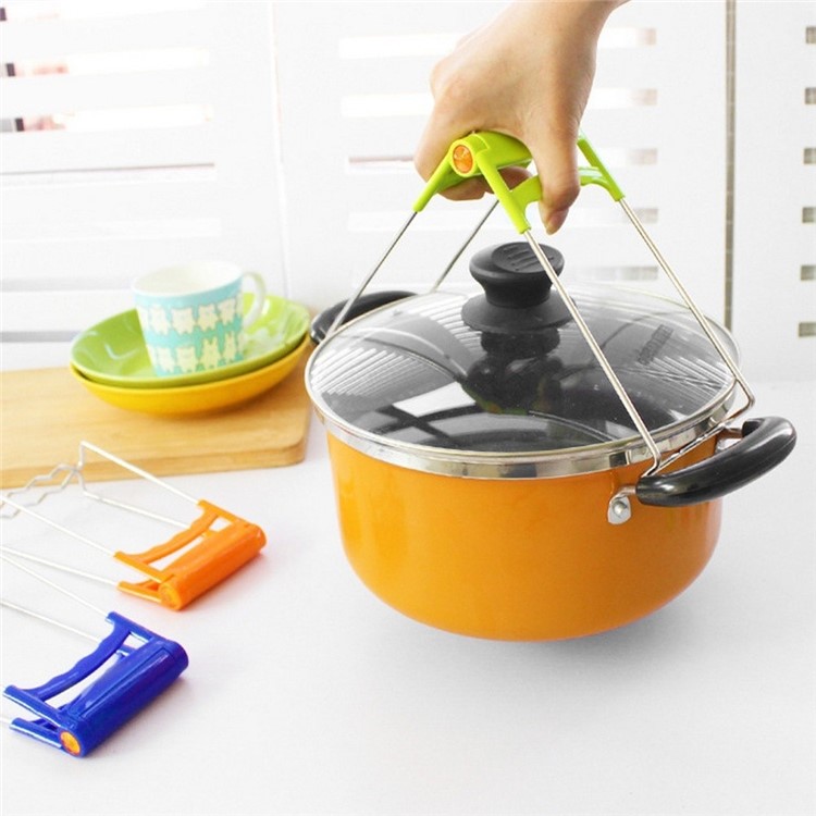Multi-functional Stainless Steel Bowl Griping Tool Universal Anti-scald Bowl Pots Plates Clip-11