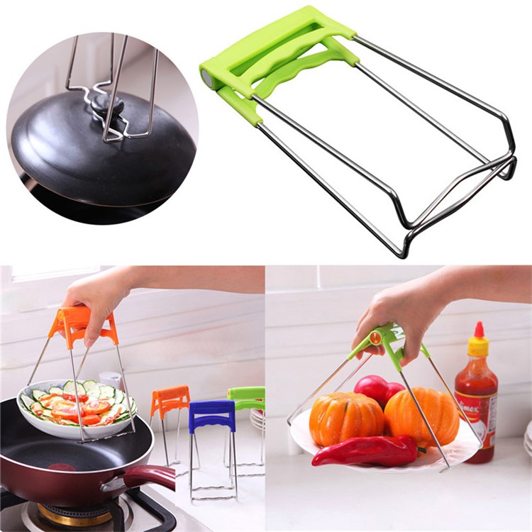 Multi-functional Stainless Steel Bowl Griping Tool Universal Anti-scald Bowl Pots Plates Clip-17