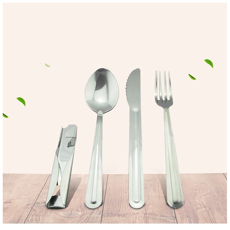 4 Teile / Satz Edelstahl Besteck Geschirr Geschirr Set-1