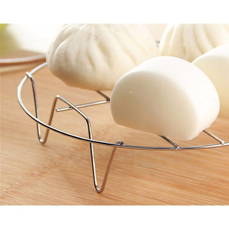 3Pcs/Set 6-inch+7-inch+8-inch Stainless Steel Steamer Racks Kitchen Cookware Trivets-6