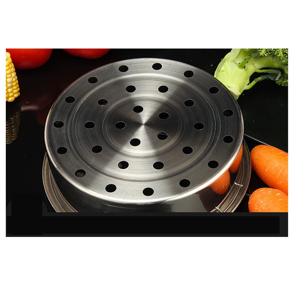 3L Stainless Steel Steamer Basket Streaming Rack Pressure Cooker with Removable Dividers-4