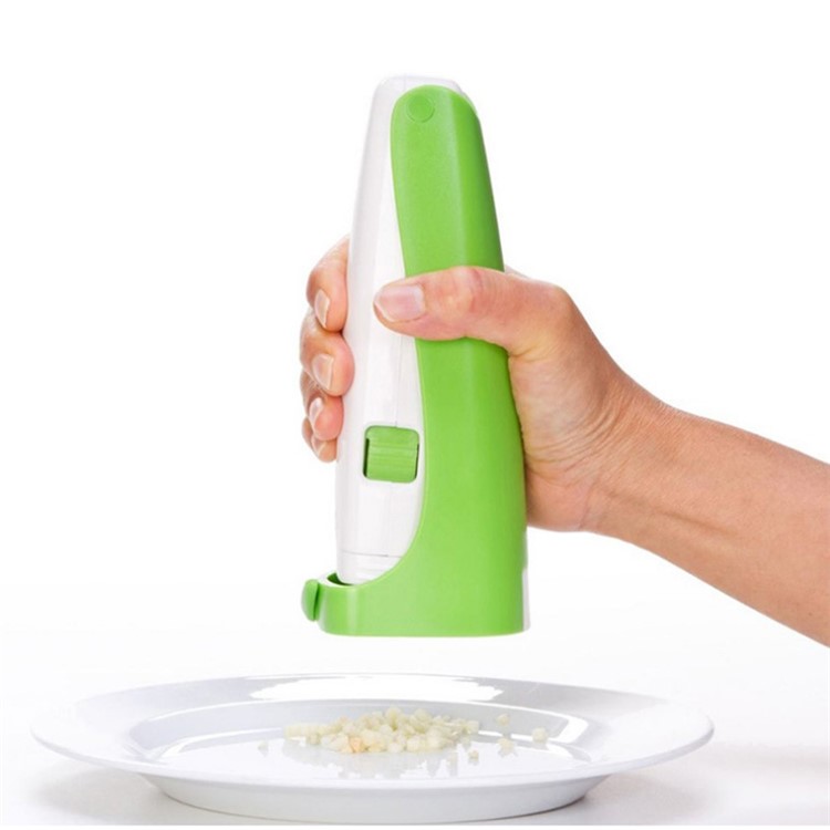 Stainless Steel Garlic Press Mincer Kitchen Tool-3
