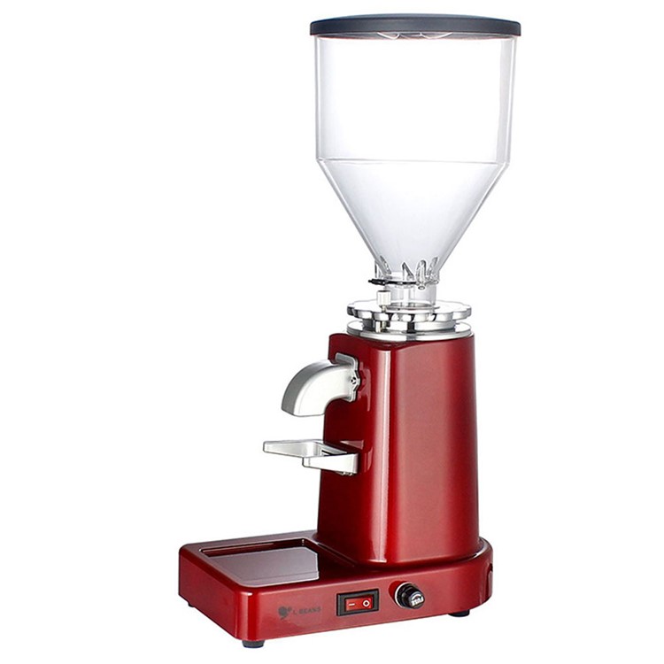 Grão de grãos de café tipo L-BEANS Electric Italian com caixa de pó SD-918L - vermelho / EU vela-1