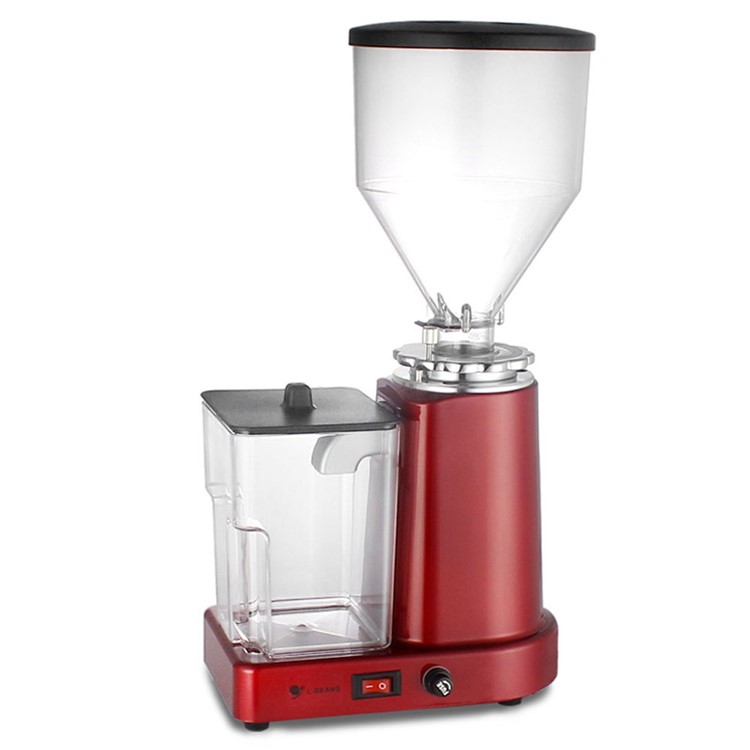 Grão de grãos de café tipo L-BEANS Electric Italian com caixa de pó SD-918L - vermelho / EU vela-2