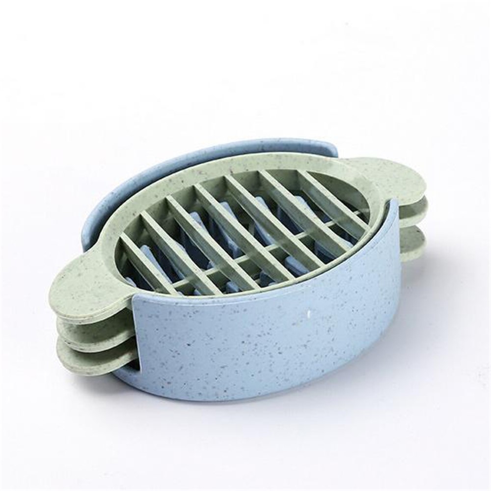 Multifunktionale Weizenstroh Eierschneider Cutter Essen Teiler Küchenutensilien-1