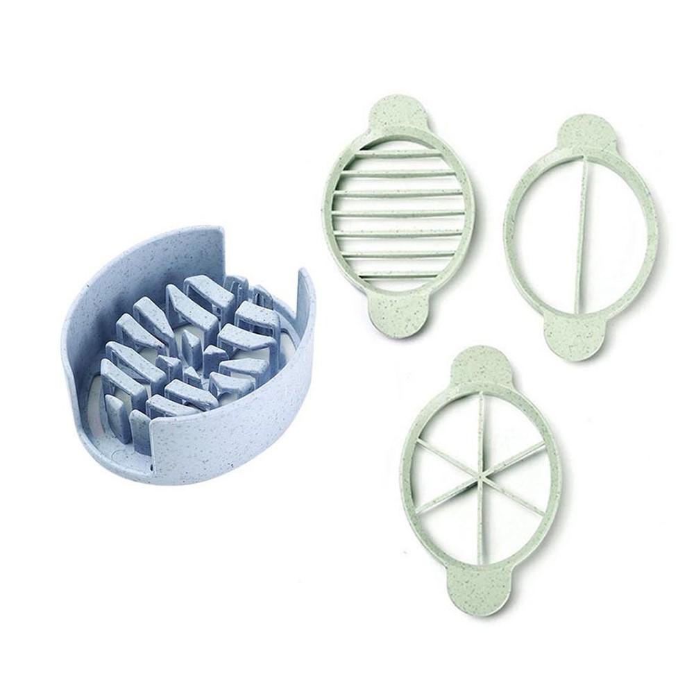Multifunktionale Weizenstroh Eierschneider Cutter Essen Teiler Küchenutensilien-2