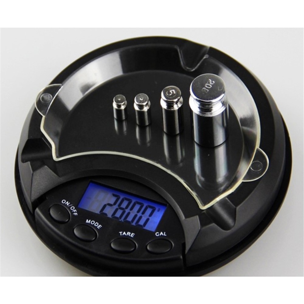 500g/0.01g Ashtray Shape Jewelry Digital Pocket Scale-2