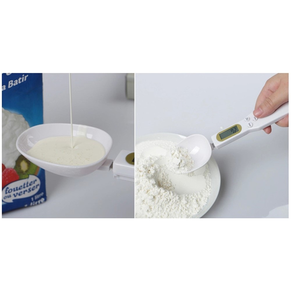 500G/0.1G Digital LCD Spoon Measuring Scale Electronic Food Weight Measure Scale-11