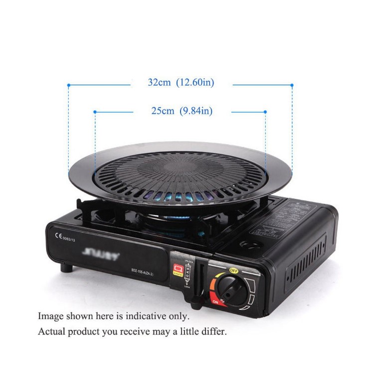 nicht...-Stick Rauchfrei Indoor Barbecue Elektrischer Gas Grill Pan-3