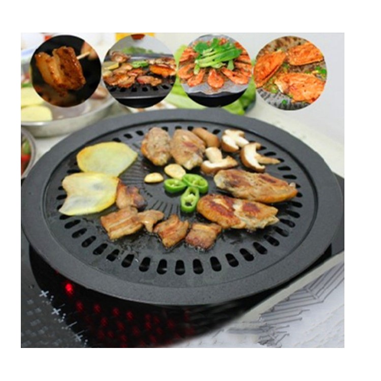 nicht...-Stick Rauchfrei Indoor Barbecue Elektrischer Gas Grill Pan-5