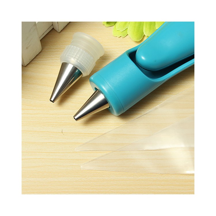 DIY Decorating Pen Icing Piping Bag Nozzle Tips Fondant Cake Sugar Tool Set-3