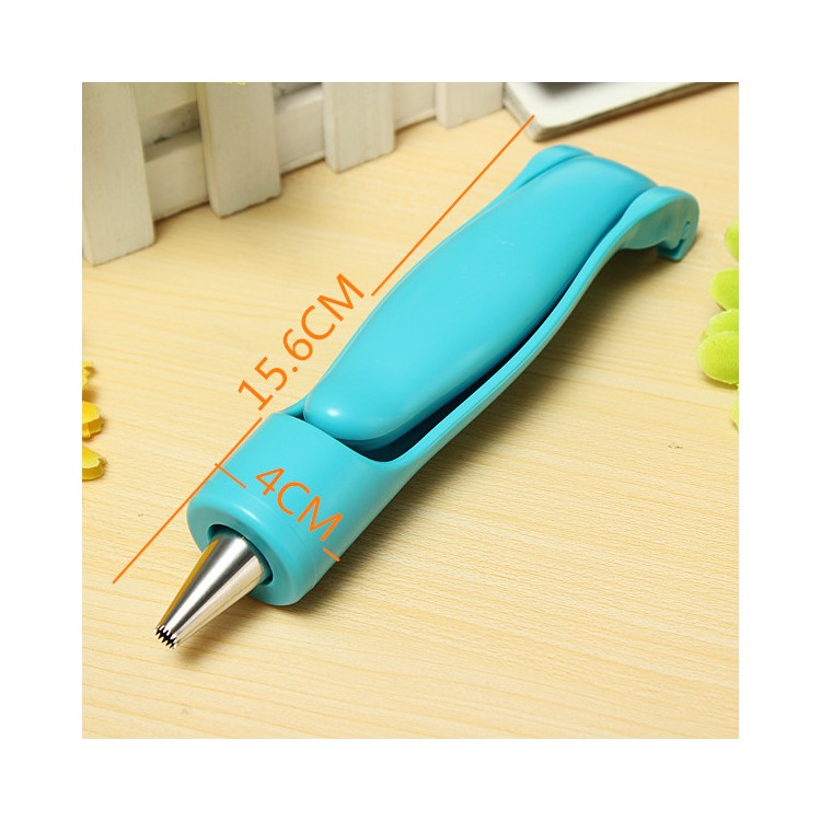DIY Decorating Pen Icing Piping Bag Nozzle Tips Fondant Cake Sugar Tool Set-4