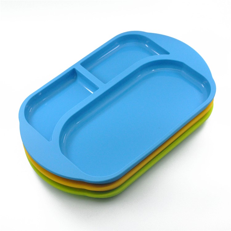 WINLY Non-slip Silicone Kids Placemat Baby Feeding Placemat - Yellow-3