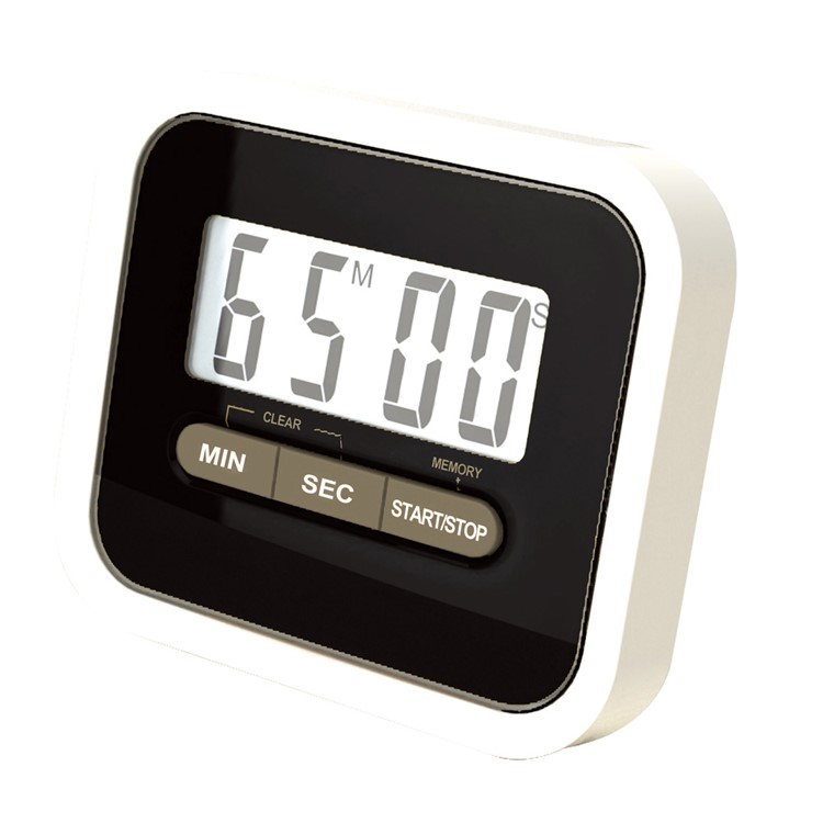 YUANGUANGHAO YGH-115 Large LCD Display Electronic Digital Kitchen Timer Alarm Clock 1 Piece - Black-1