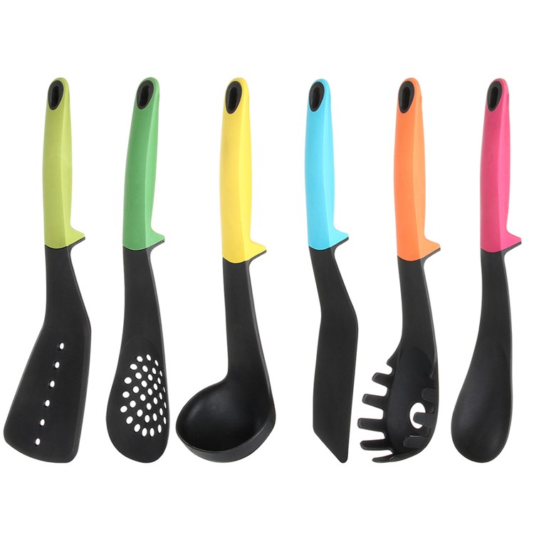 6-Piece Colorful Nonstick Kitchen Utensil Set Cooking Tool with Rotating Organizer-14