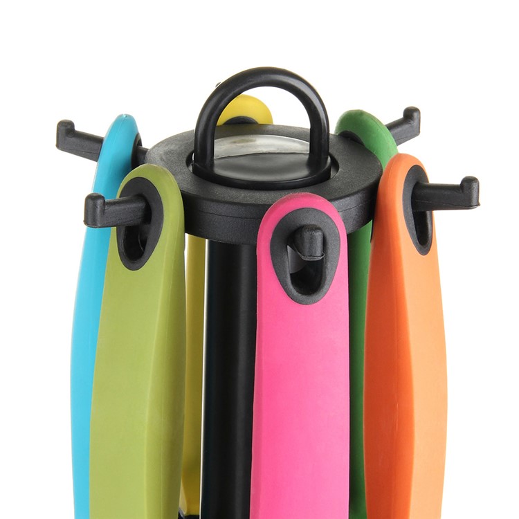 6-Piece Colorful Nonstick Kitchen Utensil Set Cooking Tool with Rotating Organizer-15