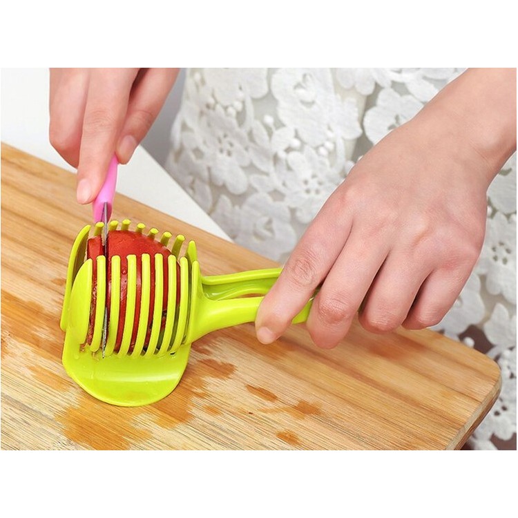 Handheld Kitchen Fruit Slicer Vegetable Lemon Tomato Circular Slicer-13