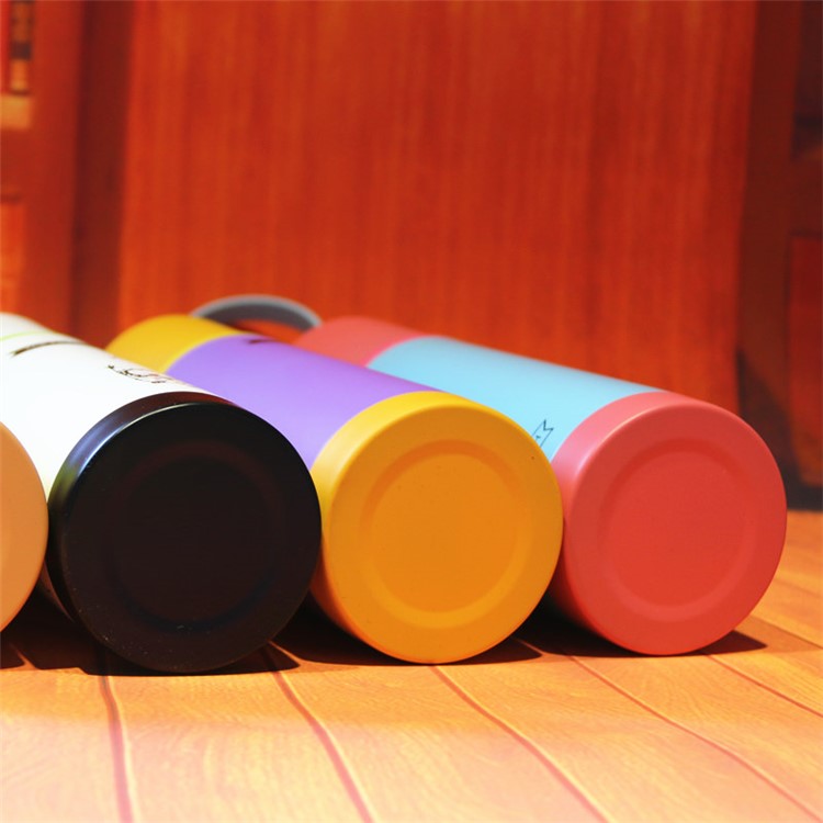 350ML Cartoon Design Stainless Steel Vacuum Thermal Insulation Cup Tea Water Cup Bottle - Blue-3