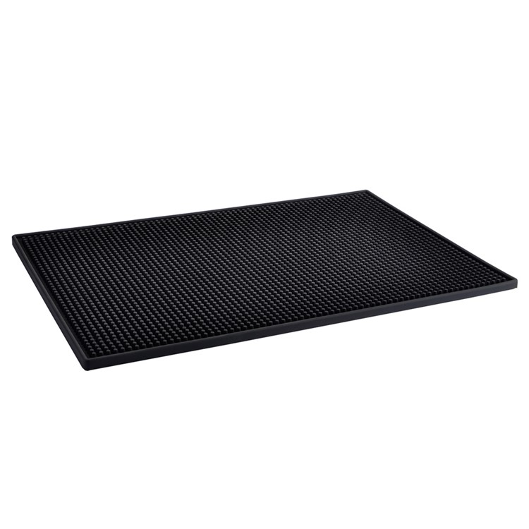Environment-friendly Dish Drying Mat Kitchen Drain Pad, Size: 45 x 30 x 1cm - Black-2