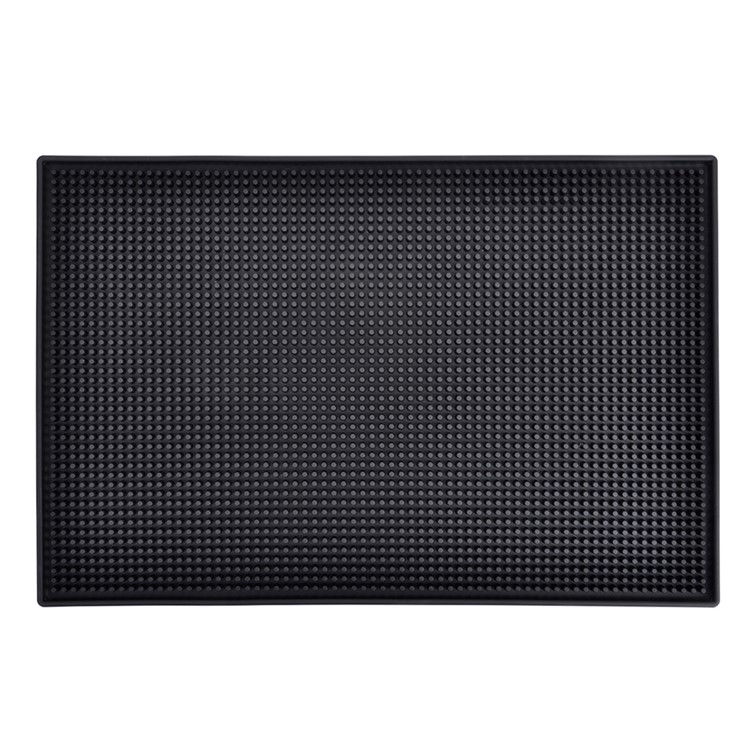 Environment-friendly Dish Drying Mat Kitchen Drain Pad, Size: 45 x 30 x 1cm - Black-3