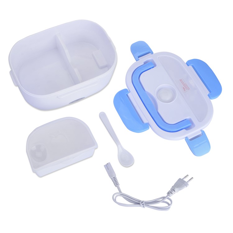 Portable Rectangular Mini Electric Heating Lunch Box Meal Heater - Orange / EU Plug-6