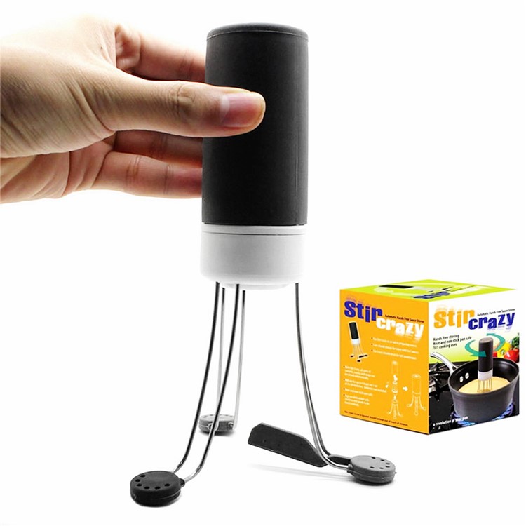 Stir Crazy 3 Feet Home Automatic Hands Free Sauce Stirrer - Black-6
