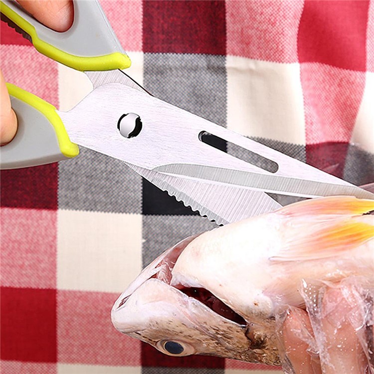 Multi-function Kitchen Shears Heavy Duty Stainless Steel with Magnetic Holder-14