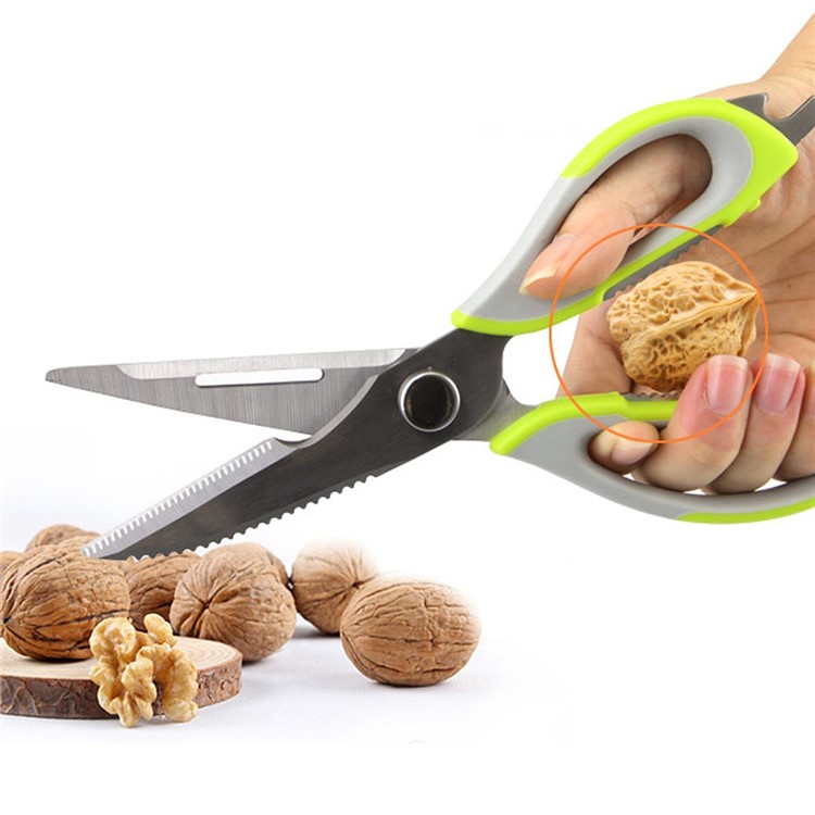 Multi-function Kitchen Shears Heavy Duty Stainless Steel with Magnetic Holder-15
