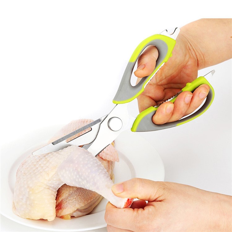 Multi-function Kitchen Shears Heavy Duty Stainless Steel with Magnetic Holder-16