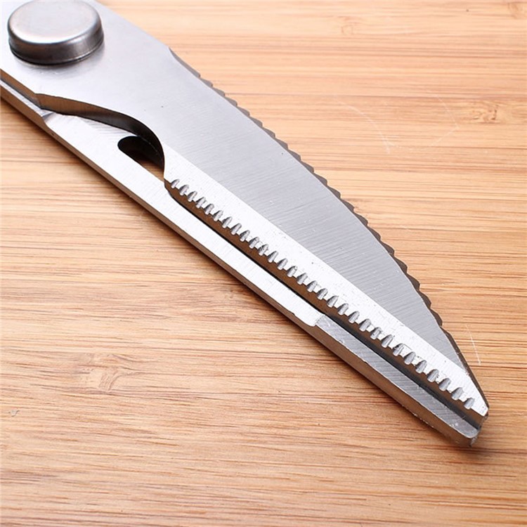 Multi-function Kitchen Shears Heavy Duty Stainless Steel with Magnetic Holder-17