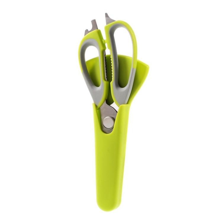 Multi-function Kitchen Shears Heavy Duty Stainless Steel with Magnetic Holder-2