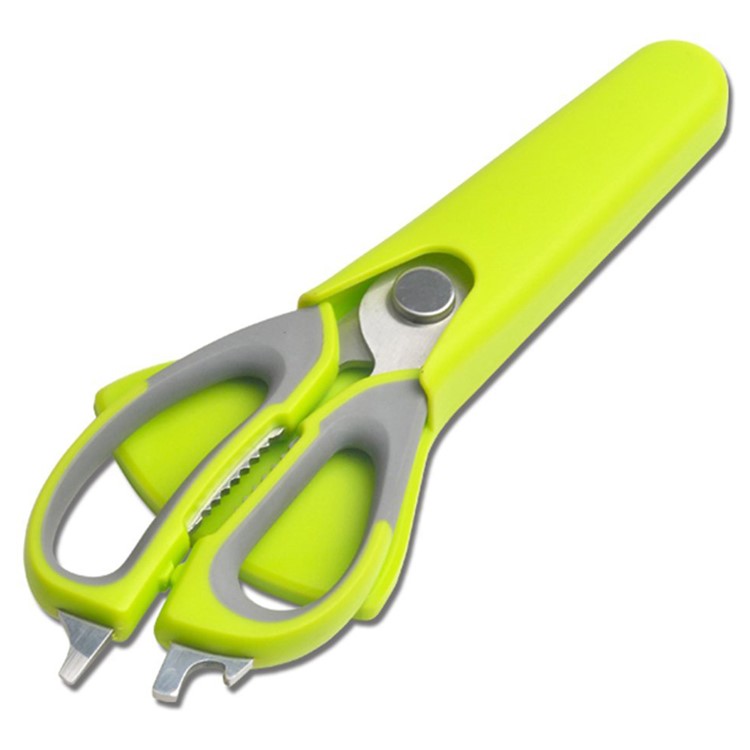 Multi-function Kitchen Shears Heavy Duty Stainless Steel with Magnetic Holder-3