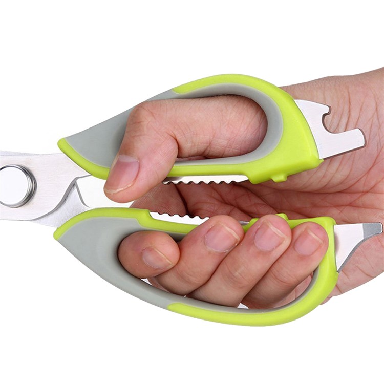 Multi-function Kitchen Shears Heavy Duty Stainless Steel with Magnetic Holder-4