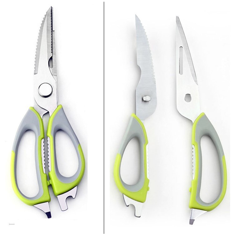 Multi-function Kitchen Shears Heavy Duty Stainless Steel with Magnetic Holder-9