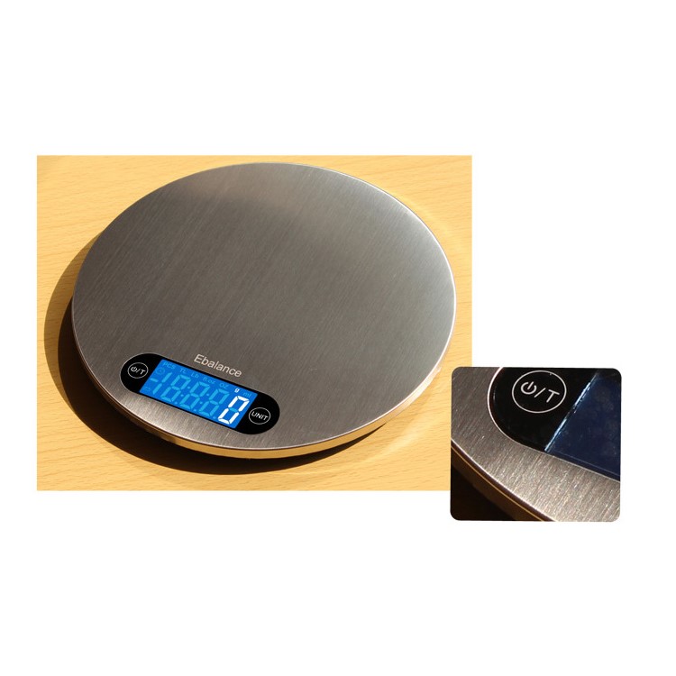 5000g/1g Stainless Steel 304 Kitchen Electronic Scales with LCD Digital Display - Silver-8
