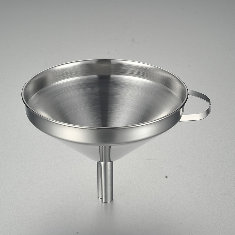 4Pcs/Set Stainless Steel Kitchen Funnels with Removable Strainer-2