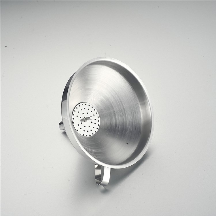 4Pcs/Set Stainless Steel Kitchen Funnels with Removable Strainer-3