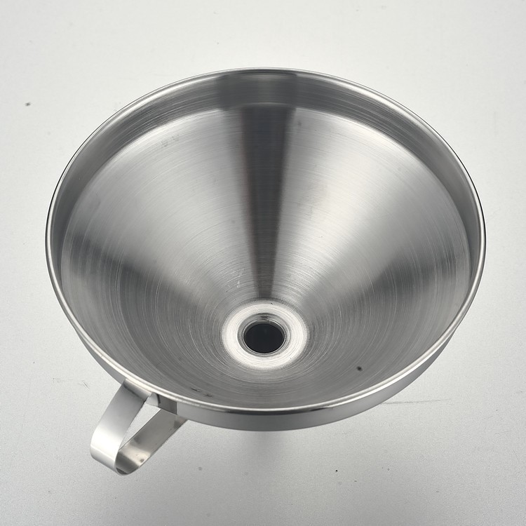 4Pcs/Set Stainless Steel Kitchen Funnels with Removable Strainer-4
