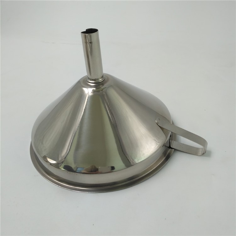 4Pcs/Set Stainless Steel Kitchen Funnels with Removable Strainer-5