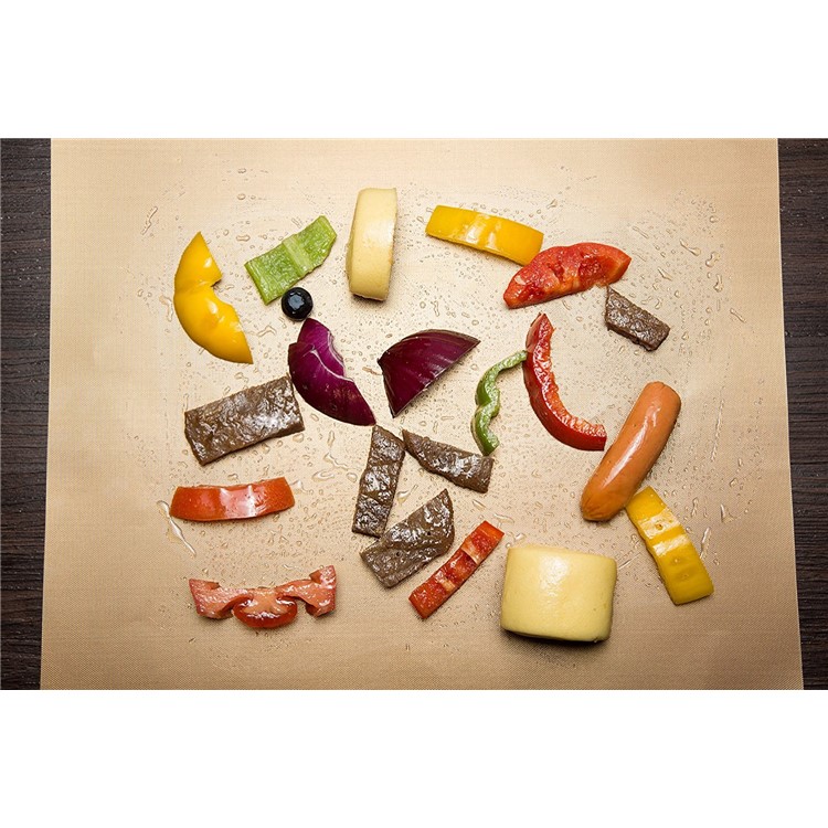 5PCS / Set Non-Stick PTFE churrasco grelhadores grelhadores almofadas, porte: 15.75 x 13 inchEs-5